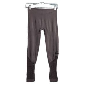 Adidas By Stella McCartney Cement Mushroom Seamless High Waisted Mesh Leggings M